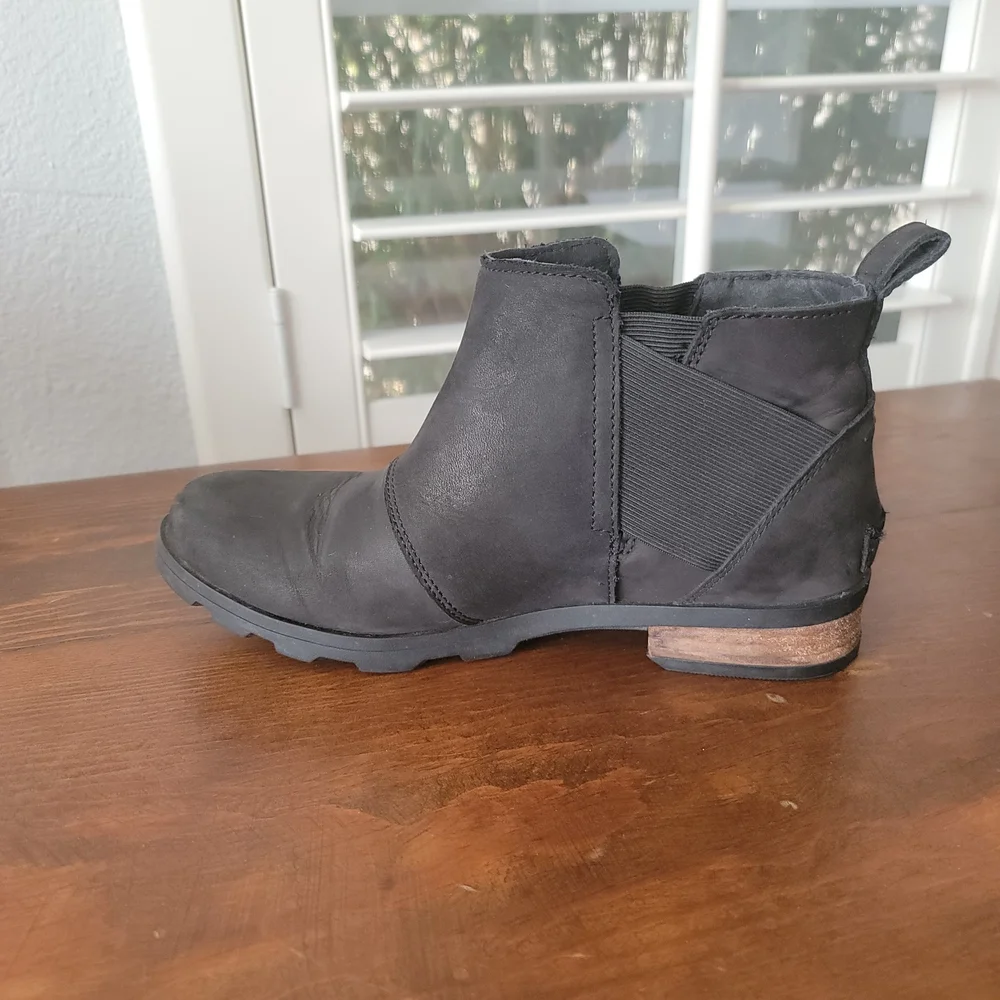 Black Leather Men's Shoes